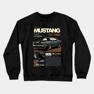 Retro Mustang 1969 GT Crewneck Sweatshirt